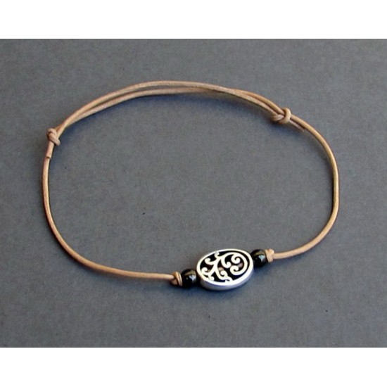 Βραχιόλι από δερμάτινο κορδόνι  TrIbal