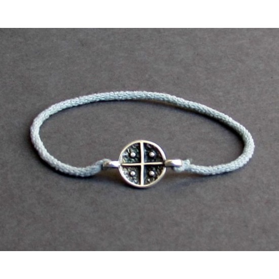 Βραχιόλι κορδόνι με σταυρό