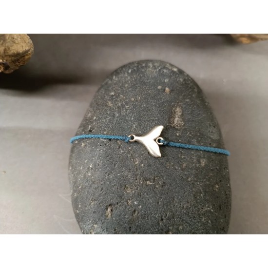 Βραχιόλι κορδόνι με ουρά φάλαινας