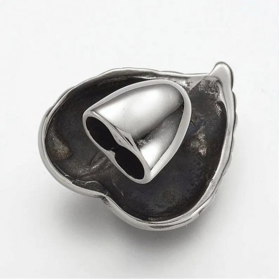 Φτερό αγγέλου ανδρικό βραχιόλι με μπλε δέρμα