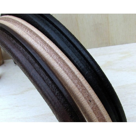 Ανδρικό δερμάτινο βραχιόλι με  αλυσίδα palline