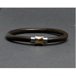 Βραχιόλι Unisex κλασικό κούμπωμα σε δύο χρώματα