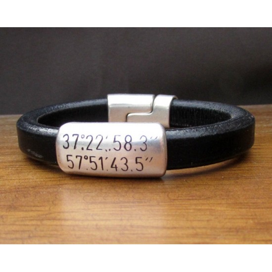 Βραχιόλι με συντεταγμένες