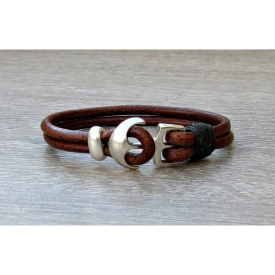 Δερμάτινο ιστιοπλοϊκό βραχιόλι