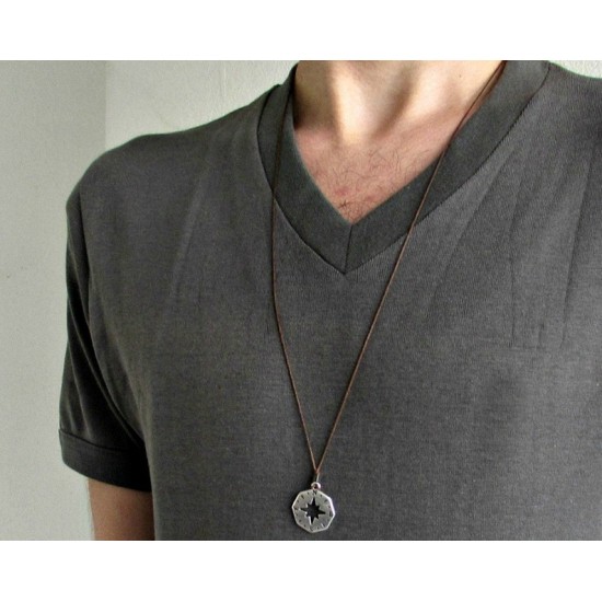 Compass Necklace Pendant