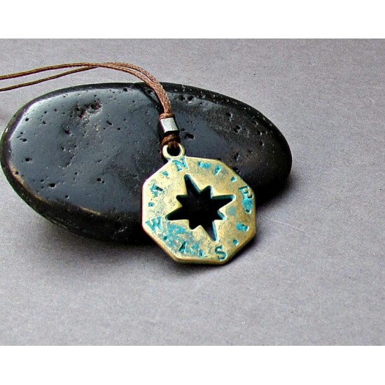 Compass Necklace Pendant