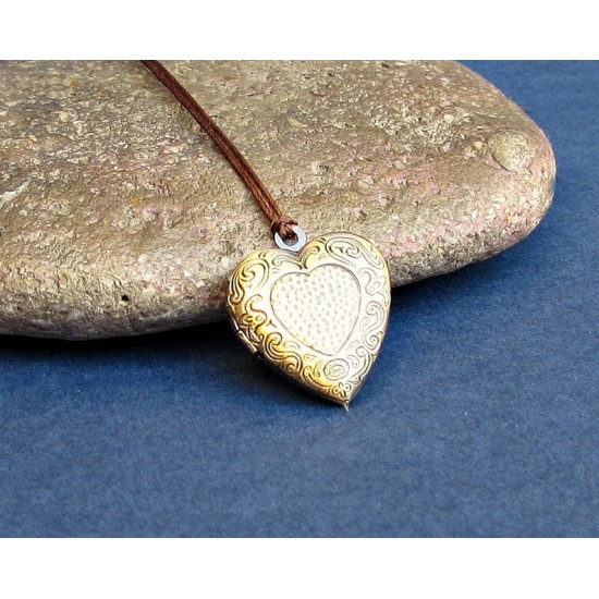 Unisex μενταγιόν καρδιά keepsake