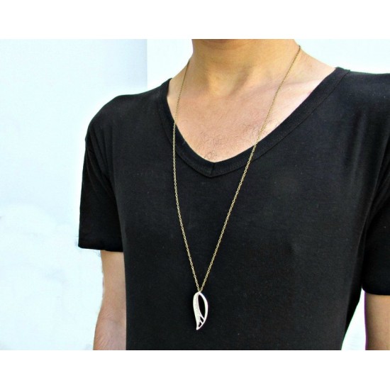 Ανδρικό μενταγιόν φτερό αγγέλου