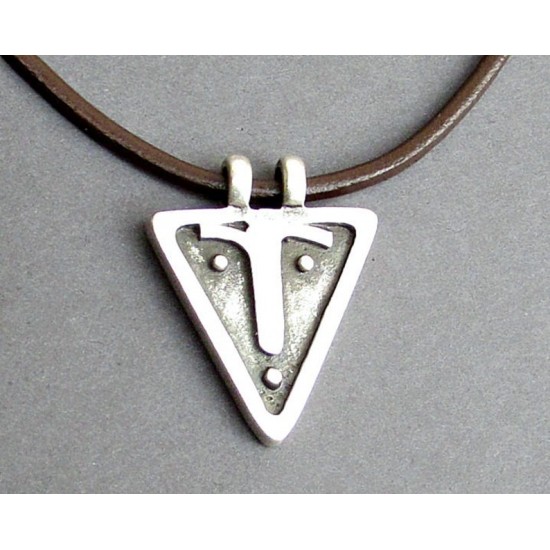 Ανδρικό  μενταγιόν Triangle Face