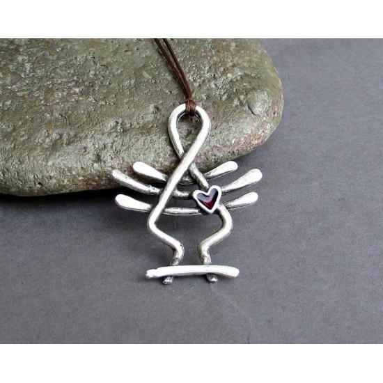 Ανδρικό μενταγιόν Άγγελος της Αγάπης