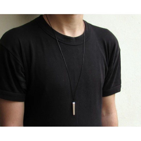 Ανδρικό μενταγιόν μακριά μπάρα