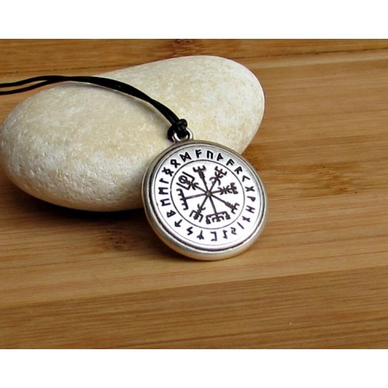 Ανδρικό κολιέ με πυξίδα των Βίκινγκς