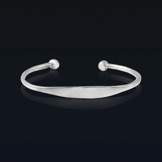 Βραχιόλι στυλ Belmondo από μασίφ ασήμι 925