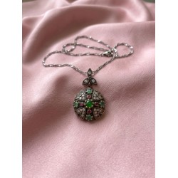 Κολιέ από ασήμι 925 με ζιργκόν