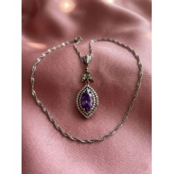 Αντικέ μενταγιόν με ζιργκόν