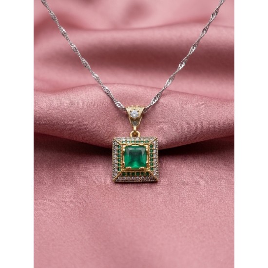 Αντικέ μενταγιόν με ζιργκόν