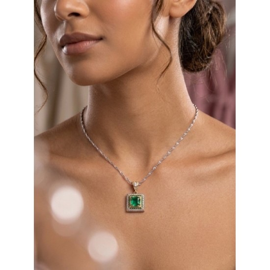 Αντικέ μενταγιόν με ζιργκόν