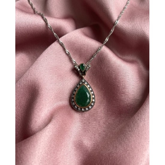 Αντικέ μενταγιόν με ζιργκόν