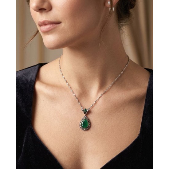 Αντικέ μενταγιόν με ζιργκόν