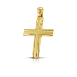 Σταυρός βάπτισης από χρυσό 14 καρατίων κωδικός sr450