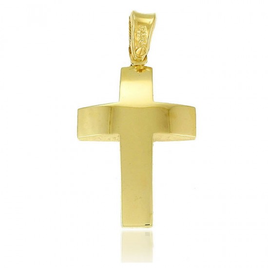 Σταυρός βάπτισης από χρυσό 14 καρατίων κωδικός sr451