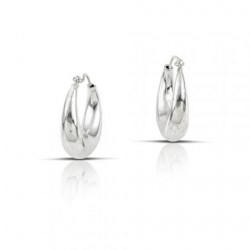 Σκουλαρίκια κρίκοι επάργυροι - Κωδικός we205