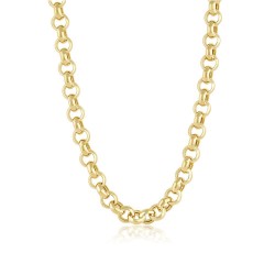 Rolo chain sterling silver 925 gold plated
